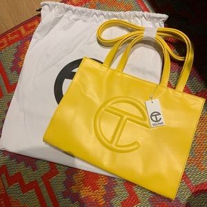 Telfar Medium Yellow Bag